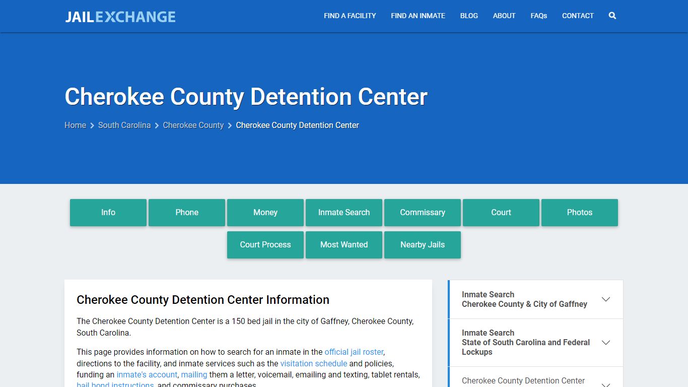 Cherokee County Detention Center - Jail Exchange